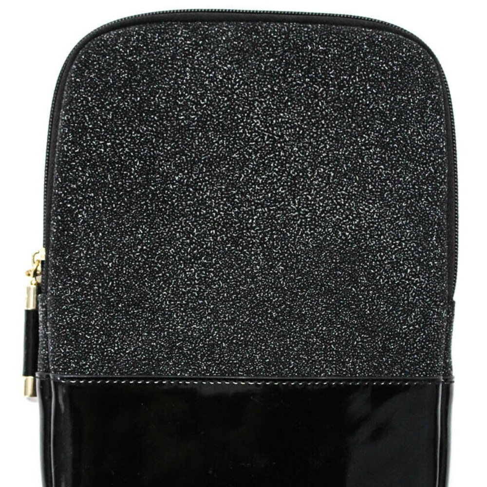 Alene Too Metallic Zip Closure Raoul IPad Case Blk - Picture 1 of 5